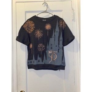 WALT DISNEY WORLD 50TH ANNIVERSARY DOLMAN PULLOVER SHIRT